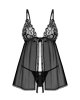 Blomentis babydoll i stringi  M/L